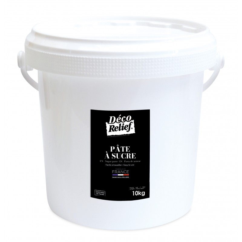 Pâte à Sucre Française Blanche - 10 kg