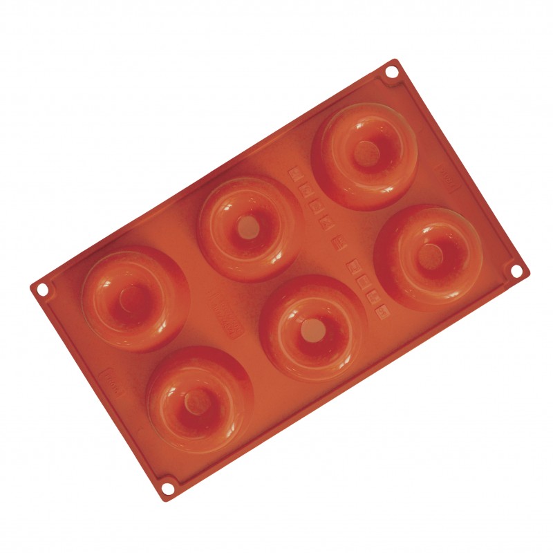 Silicone Mould - Donuts (6pcs)