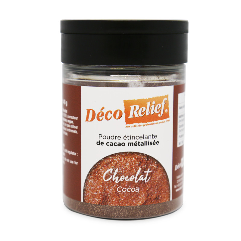 Sparkling Chocolate Metallic Powder - 40g