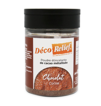 Sparkling Chocolate Metallic Powder - 40g