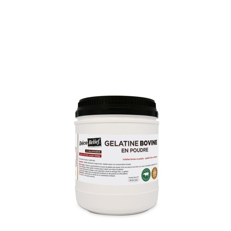 Gelatine bovine en poudre - 500 g