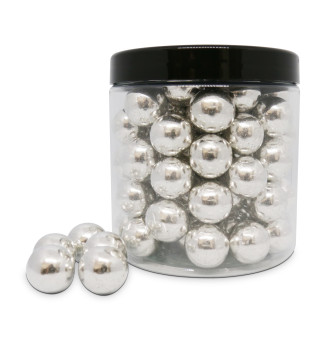 XXL Choco'Crousty Pearls - Silver - ø2cm