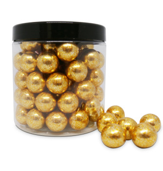XXL Choco'Crousty Pearls - Gold - ø2cm