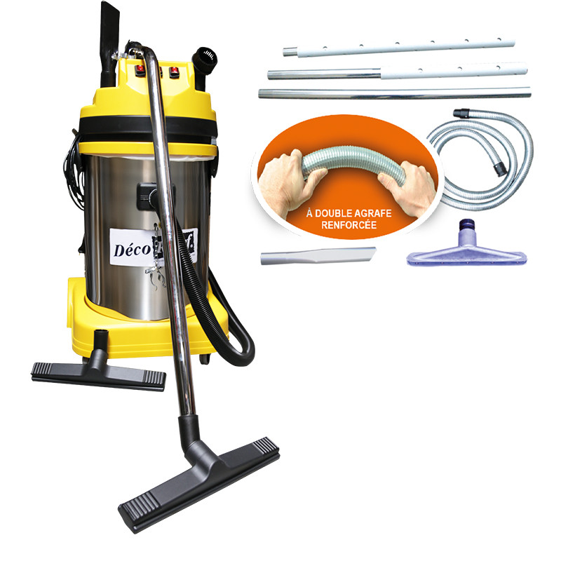 Professional Bakery Anti-Static Vacuum Cleaner (3 motors, 60L capacity)