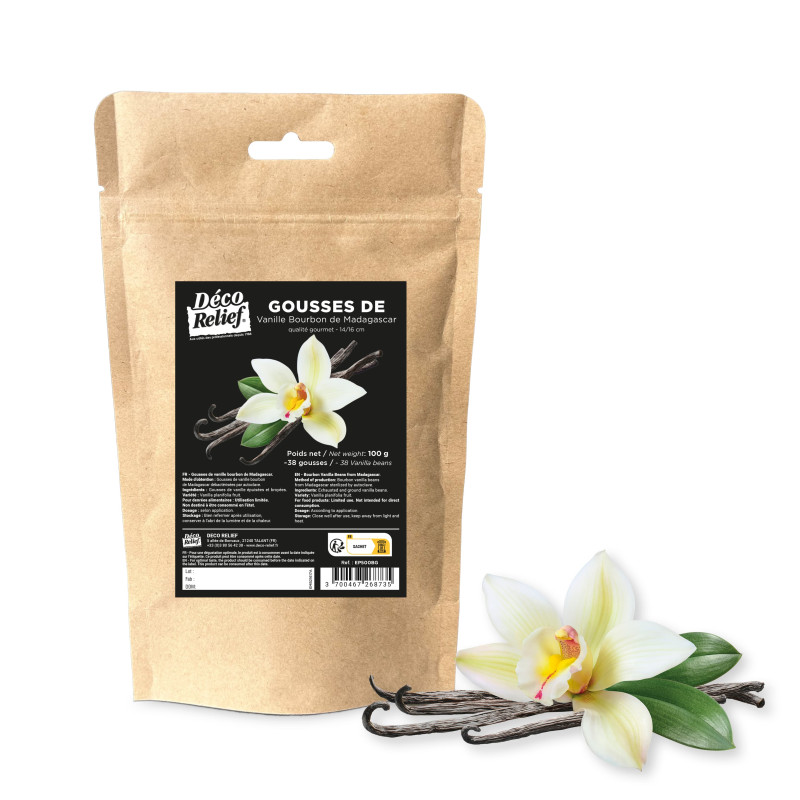 Madagascar bourbon vanilla pods - 100 g (~38 pods)