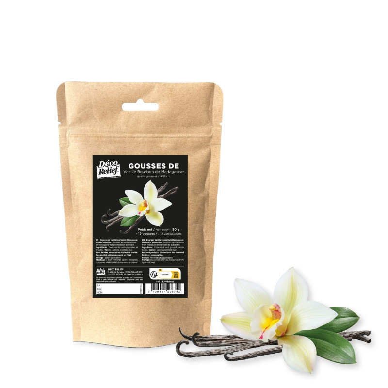 Madagascar bourbon vanilla pods - 50 g (~19 pods)