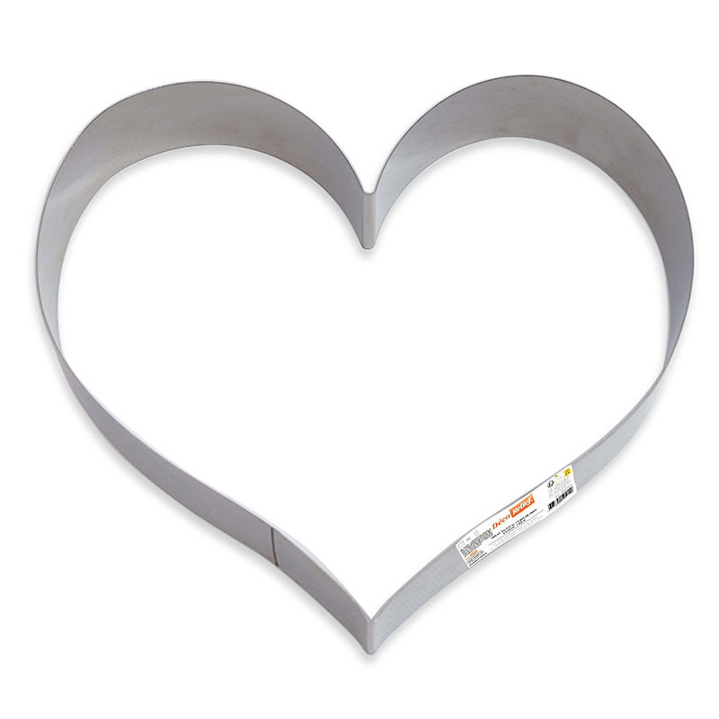 XXL Stainless Steel Mould / Cake Cutter - Heart