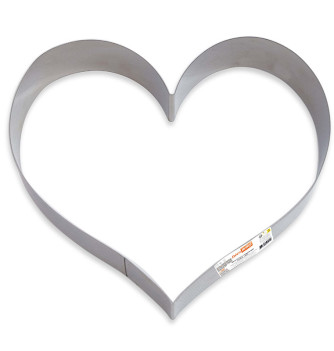XXL Stainless Steel Mould / Cake Cutter - Heart