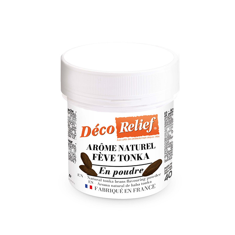 Poudre d'arôme naturel Fève de Tonka - 40g