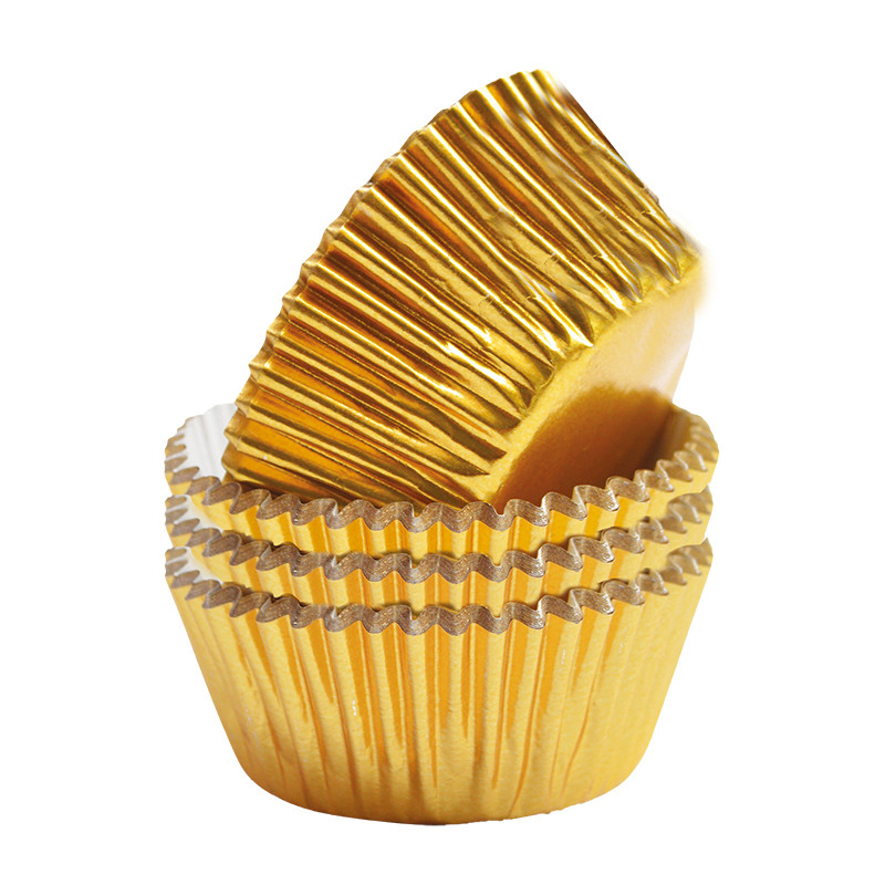 92 Cupcake Cases - Gold