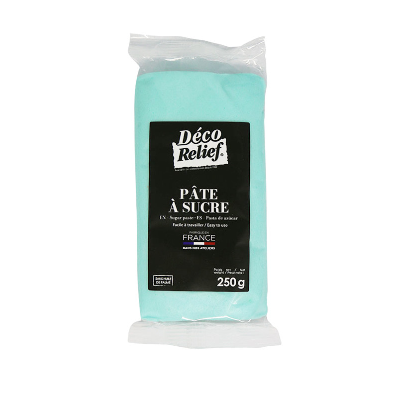 Pâte à Sucre Française Bleu Ciel - 250 g