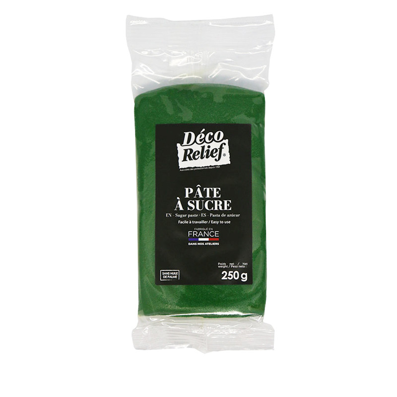 Pâte à Sucre Française Vert - 250 g