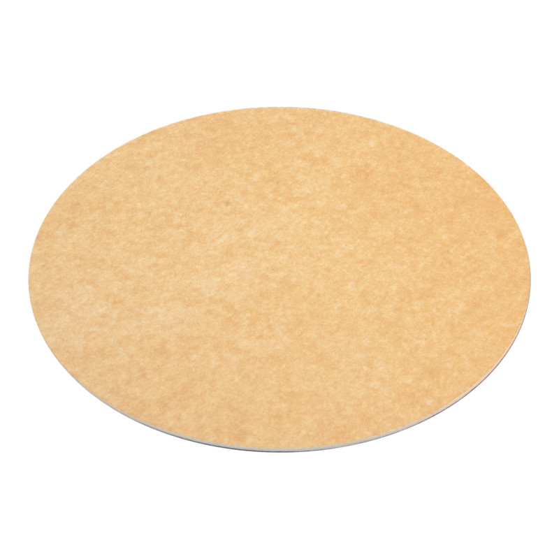 Lot of 100 Paper Kraft Round Boards - ø20 cm