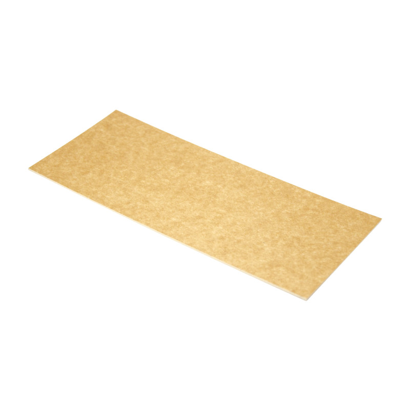 Lot de 25 semelles pour bûche en kraft - 19 x 10,5 cm