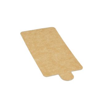 Lot of 500 Kraft Paper Boards with Strip - 10 x 5 cm
