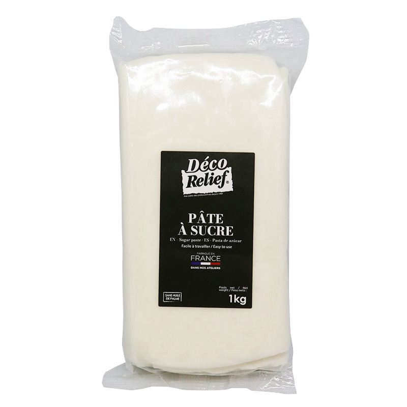 Pâte à Sucre Française Blanche - 1 Kg