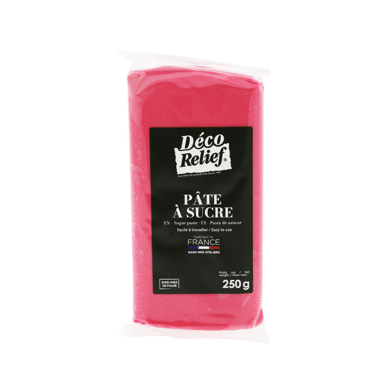 Pâte à Sucre Française Fuchsia - 250 g