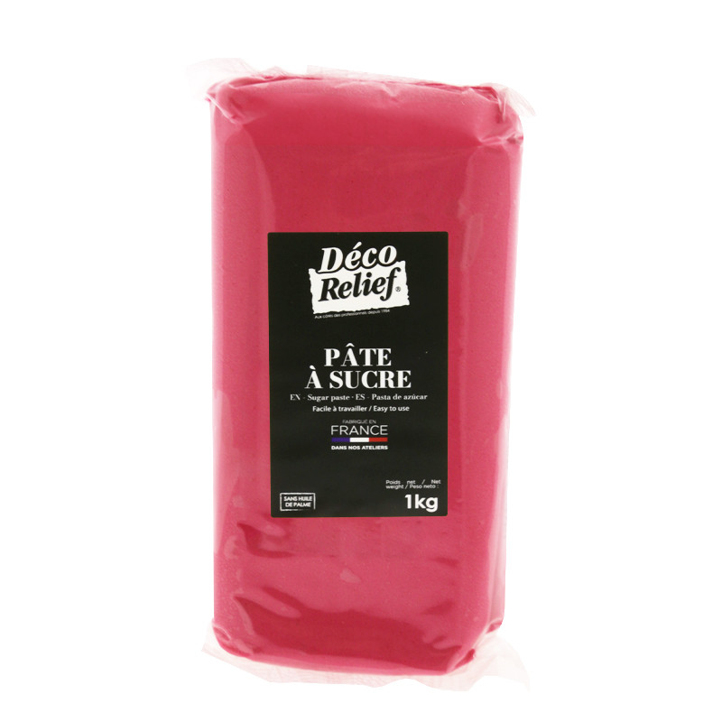 Pâte à Sucre Française Fuchsia - 1 Kg