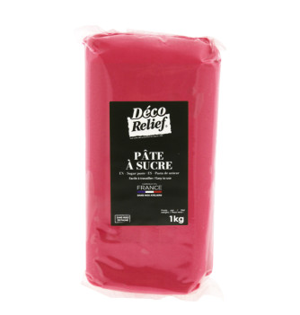 Pâte à Sucre Française Fuchsia - 1 Kg