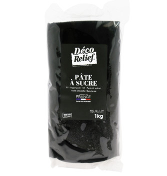 French Black Sugar Paste - 1 Kg