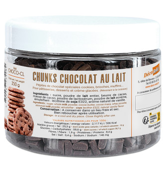 Pépites de Chocolat au Lait 350gr