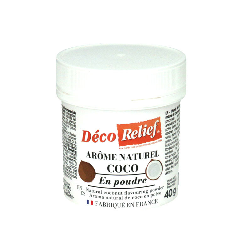 Poudre d'arôme naturel Noix de Coco - 40g