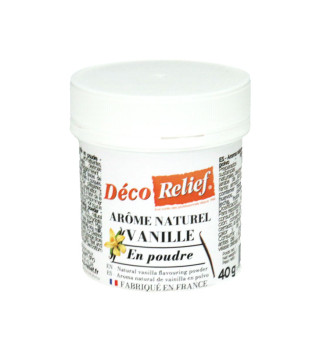 Poudre d'arôme naturel Vanille - 40g