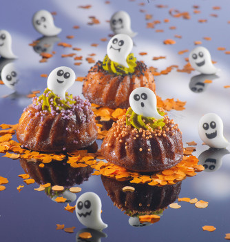 Sugar Decorations "Ghosts" - 84 pieces