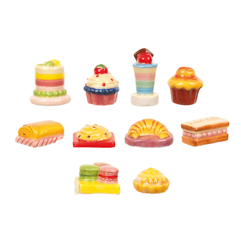 50 Assorted Gourmand-themed charms