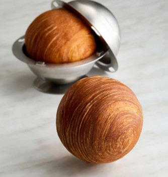 Moule sphère croissant en inox - ø75 mm