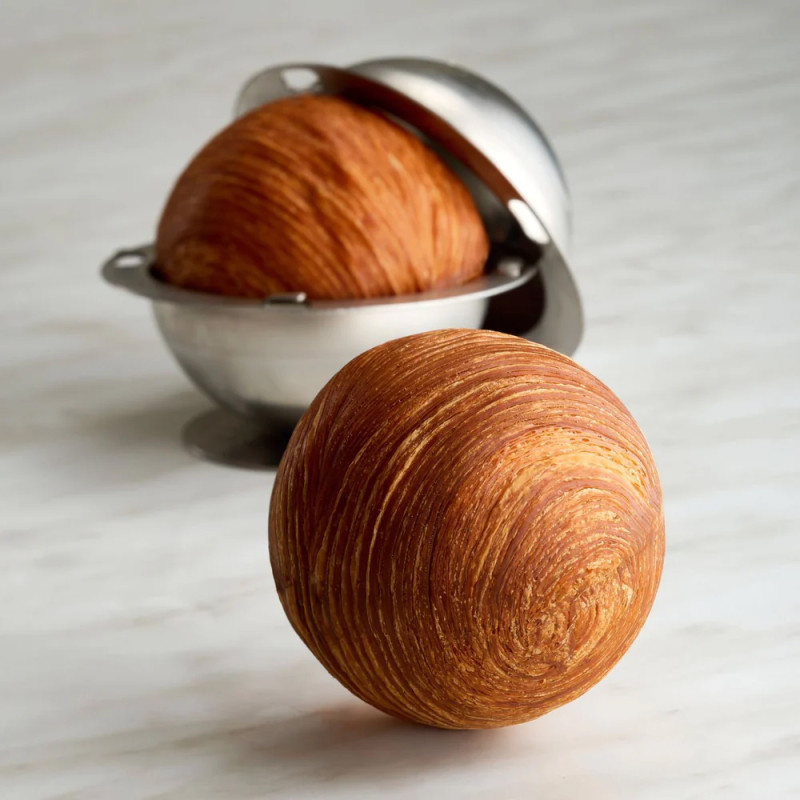 Moule sphère croissant en inox - ø75 mm