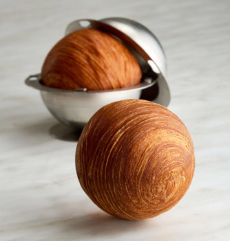 Moule sphère croissant en inox - ø75 mm