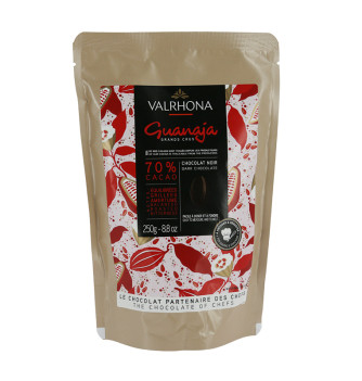 Chocolat de Couverture 250g VALRHONA - Noir Guanaja 70% Cacao