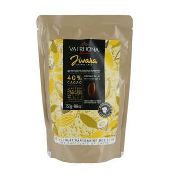 Chocolat de Couverture 250g VALRHONA - Lait Jivara 40% Cacao