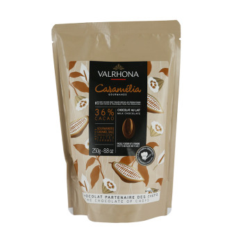 Chocolat de Couverture 250g VALRHONA - Lait Caramélia 36% Cacao