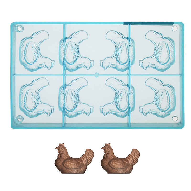 Chocolate mould - 4 Hen