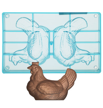 Chocolate mould - 1 Hen