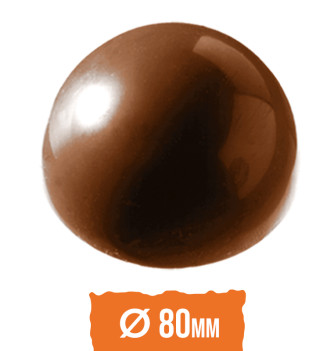 Moule Bonbon Chocolat Demi Sphère 80mm