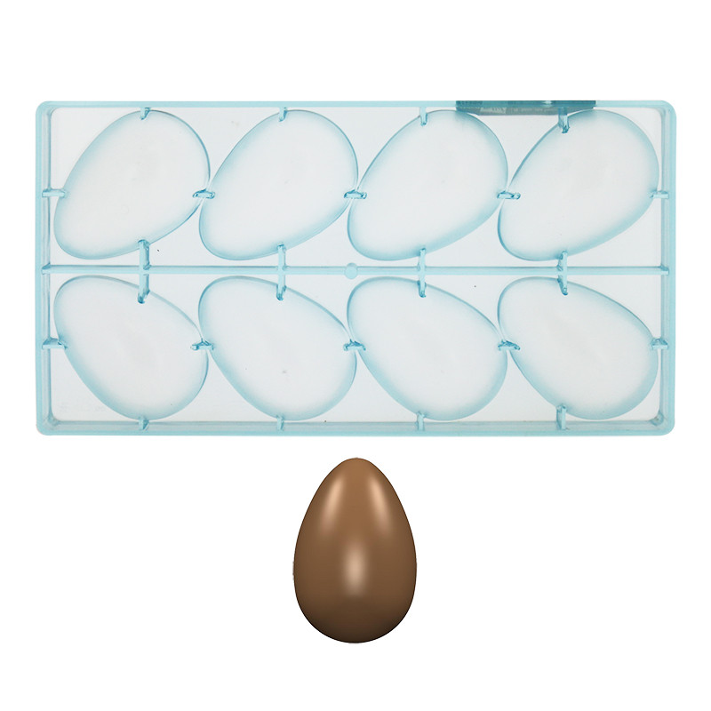 Chocolate mould - 8 Half Eggs