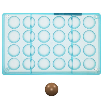 Chocolate mould - 24 Half Spheres