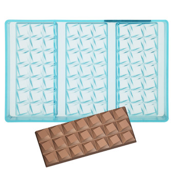 Chocolate mould - 3 Chocolate Bars