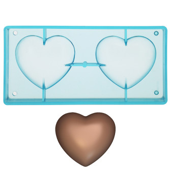 Chocolate mould - 2 Hearts