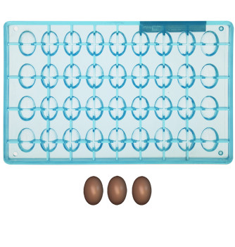 Chocolate mould - 36 half-Eggs