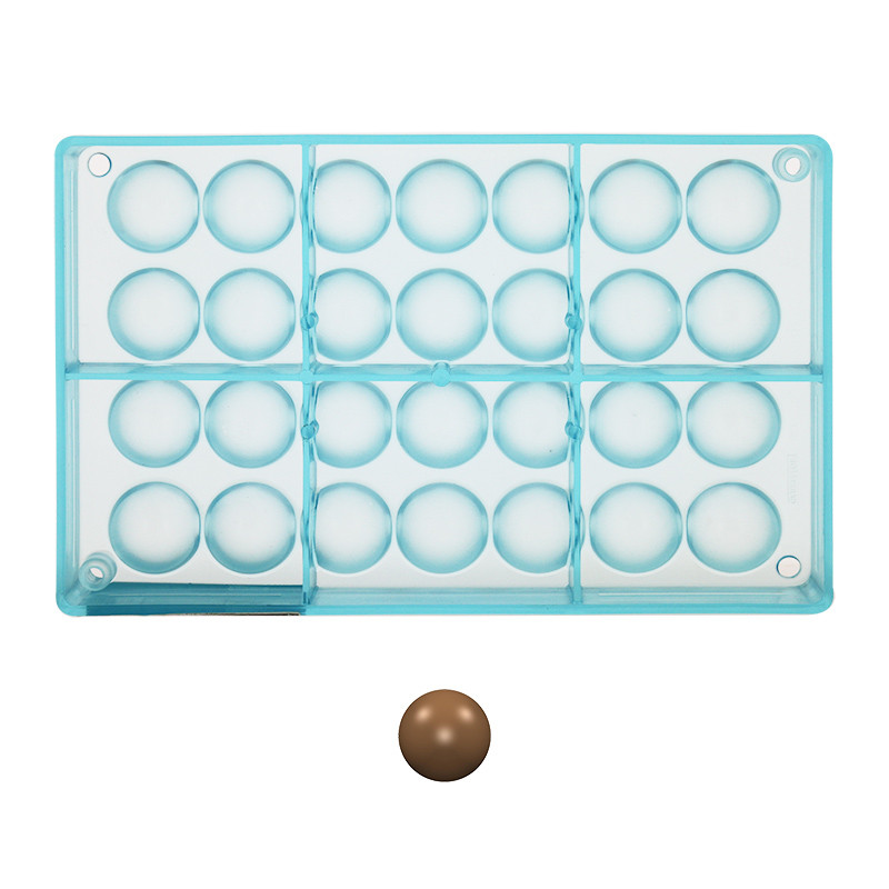 Chocolate mould - 28 Half Spheres