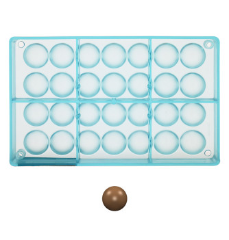 Chocolate mould - 28 Half Spheres