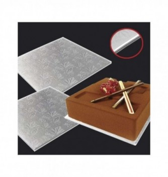 Silver Thick Square Cardboard Cake Base - 40x40