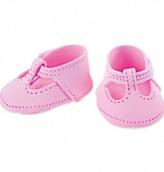 Gumpaste decoration - Pink Shoes 6x4.5cm 