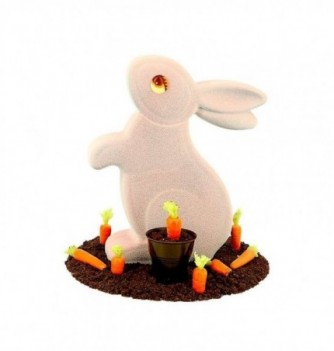 Chocolate Mould - Standing Rabbit (172x54x202mm)