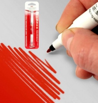 Double-Sided Food Pen - Red