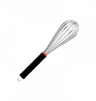Stainless Steel Whisk with Rubber Handle - 31cm